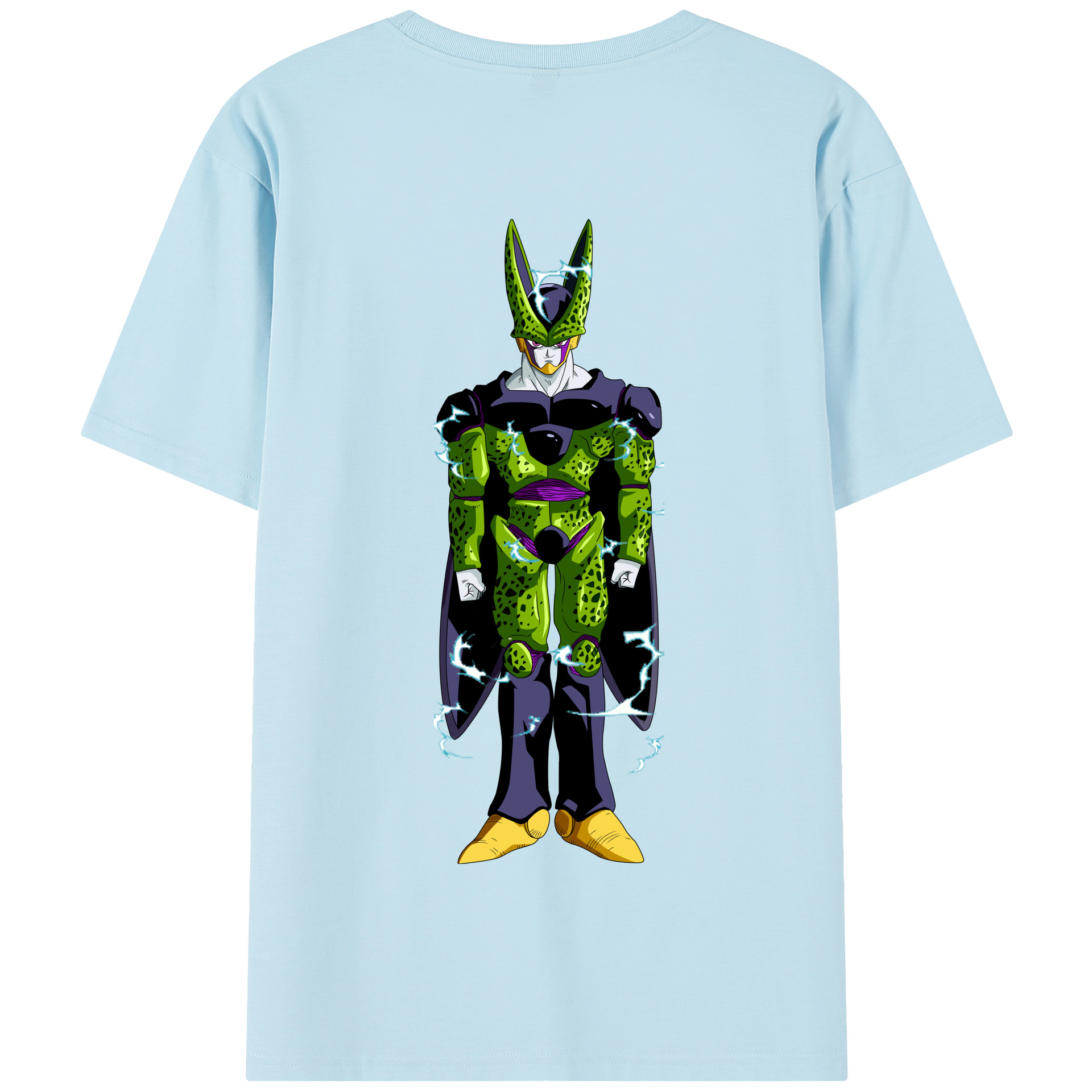 （画像用） ドラゴンボール セル DRAGON BALL Cell 綿100％半袖Tシャツ（背面プリント）